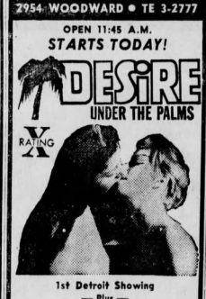 Desire Under the Palms 1968